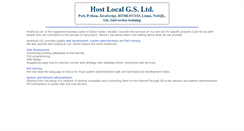 Desktop Screenshot of hostlocal.com