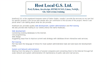 Tablet Screenshot of hostlocal.com